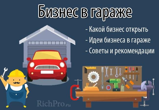 Бизнес в гараже – ТОП-56 идей для гаража: производство, продажа товаров и услуг